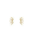 Marquise Fan Screw Ball Back Earring | Single