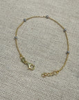 Two-Tone Station Beads Bracelet