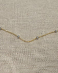 Two-Tone Station Beads Bracelet