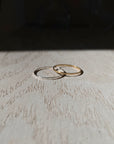 Hammered Dainty Ring