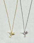 Tiny Hummingbird Necklace