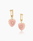Isabel Earrings | Pink Jade