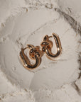 Karina Knot Hoops | Gold