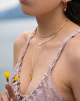 Floatesse Necklace | White CZ Necklaces Leah Alexandra