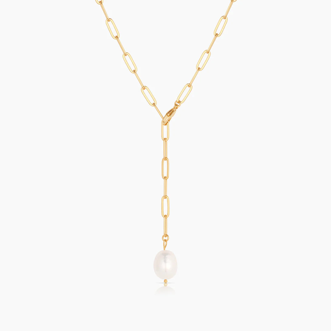 Fortuna Lariat Necklace | Lapis