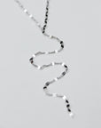 April Shimmer Lariat Necklace