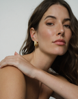 Elly Petite Hoops | Gold