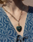 Malene Heart Necklace | Apatite