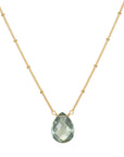 Prosperous Journey Necklace | Green Amethyst