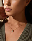 Prosperous Journey Necklace | Green Amethyst