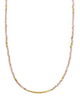 Zephyr Beaded Necklace Necklaces Lulu Designs Rhodochrosite