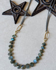 Abacus Necklace | Labradorite