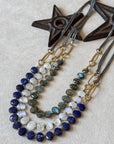 Abacus Necklace | Lapis