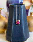 Comet Necklace | Ruby