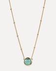 Comet Necklace | Green Quartz