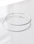 Petite Lola Hoop Earrings Earrings THATCH Siver