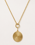 Gold Sundial Rollo Necklace