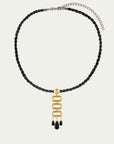 Silk Cord Necklace | Black