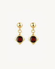 Lela Drop Earrings | Garnet