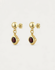 Lela Drop Earrings | Garnet