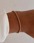 Holland Round Box Chain Bracelet
