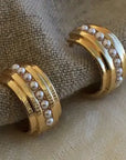 The Row Pearl Hoops