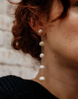 Valentina Pearl Drop Earrings Earrings Sahira Jewelry Design