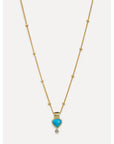 Colette Drop Necklace | Turquoise