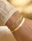 Cubano Bold Bracelet | Gold