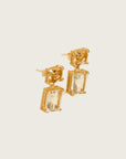 Daessa Earrings | Citrine - Green Amethyst