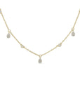 Tiered Pear Drop Necklace