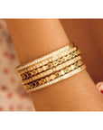 Diamond Cut Bangle Bracelet