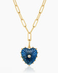 Malene Heart Necklace | Apatite
