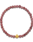 Inner Light Lotus Bracelet | Rhodonite