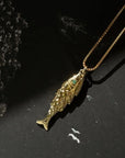Fish Necklace | Emerald