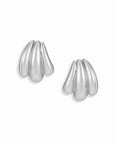 Gemma Statement Studs | Silver