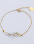 In-Line Garden Gathering Bracelet with Itsy Bitsy Bee