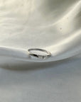 Single Baguette Stone Ring Rings Jewelry Design Group 6 Silver