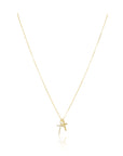 Double Cross Necklace