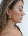 Lexi Tri Hoop Earrings