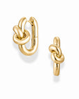 Karina Knot Hoops | Gold
