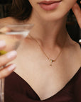 Martini Necklace | Emerald