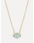 Paris Necklace | Aqua Chalcedony