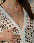 Calla Necklace | Tanzanite