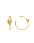 Celine Knot Hoops