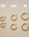 Classic Tube Hoops | X-Small Earrings P&K