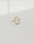 Selena Slice Ring | Moonstone Rings Leah Alexandra 5