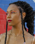 Sofia Slice Necklace | Emerald Necklaces Leah Alexandra