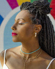 Sofia Chunky Hoop Earrings | Goldfill Earrings P&K