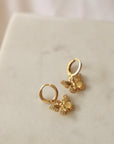 Monarch Butterfly Huggie Earrings Earrings Katie Waltman Jewelry